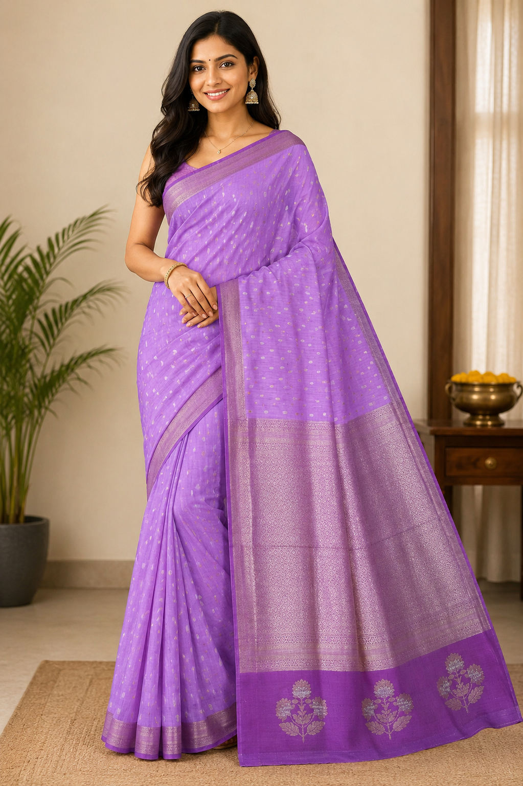 tussar silk saree