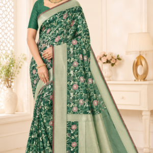 organza saree