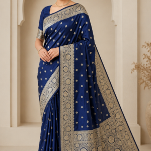 dupion silk saree