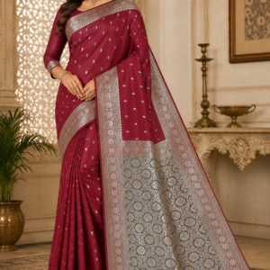 dupion silk saree